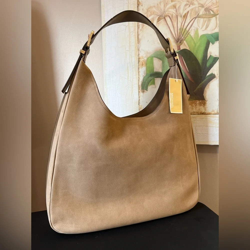 Michael Kors Nolita Hobo Leather Shoulder Bag NWT